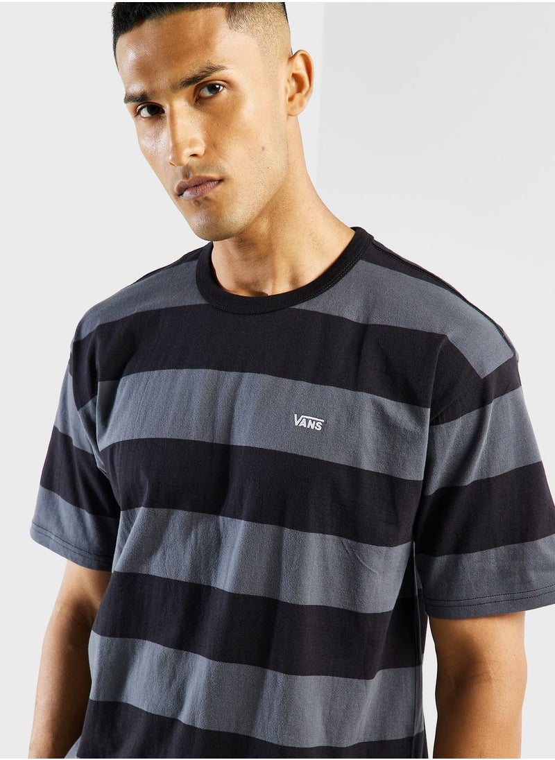 VANS - Comfycush Stripe Knit T-Shirt - Image 1