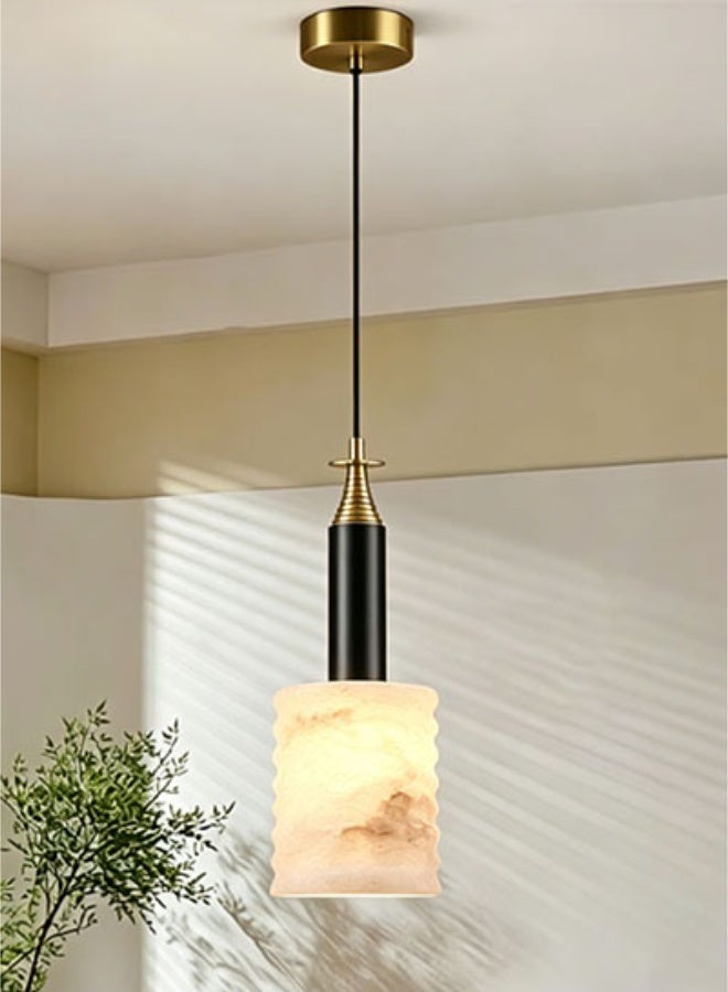 Modern luxury Premium Copper and Marble Pendant Light- three-color dimmable, adjustable cord, easy installation, suitable for dining rooms, bedrooms, and living rooms - a top choice for home décor. - Image 1