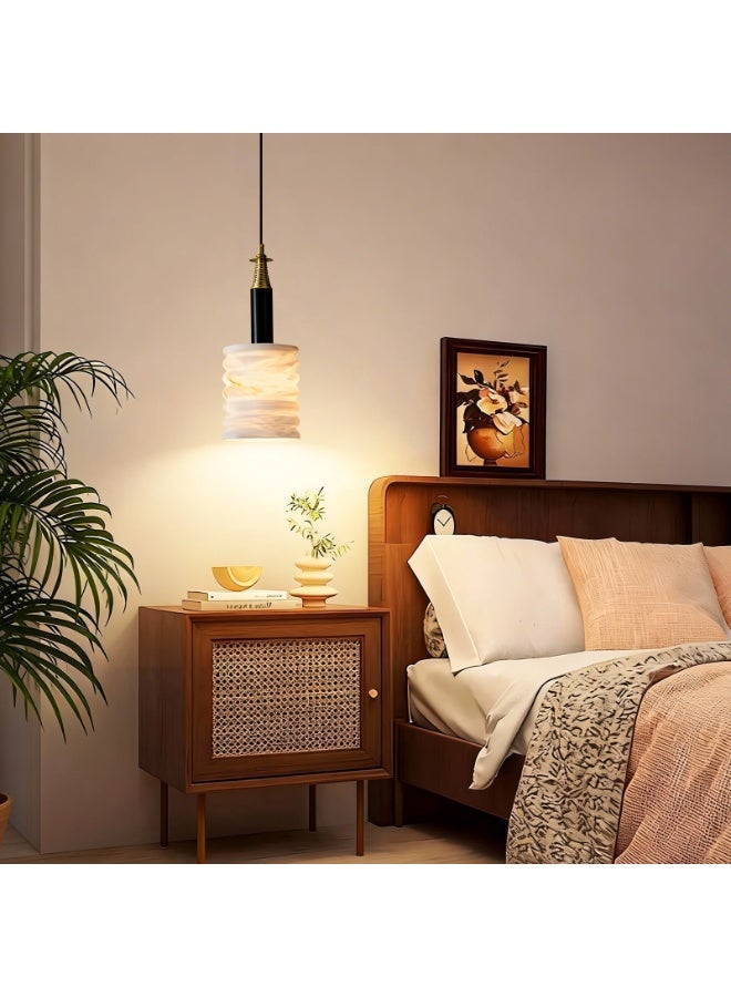 Modern luxury Premium Copper and Marble Pendant Light- three-color dimmable, adjustable cord, easy installation, suitable for dining rooms, bedrooms, and living rooms - a top choice for home décor. - Image 4