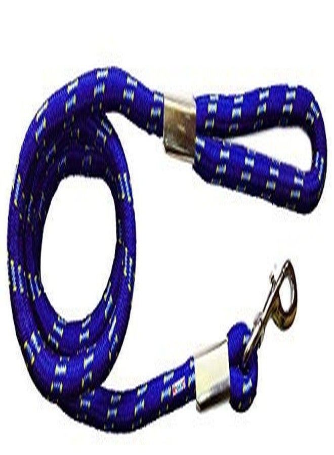 Pet Believe Nylon Padded Adjustable Dog Harness and Leash Rope for Large Pet (1.25-inch, Chest Size: 33-42, Blue) - Image 2