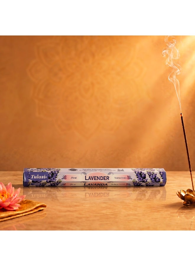 Tulasi Lavender Agarbatti Incense 20 Sticks - Image 5