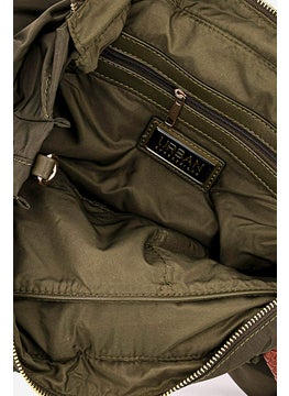 Urban Expressions Women Zora Satchel Bag 25 H x 40 L x 15 W cm, Olive  - Image 2