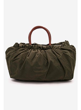 Urban Expressions Women Zora Satchel Bag 25 H x 40 L x 15 W cm, Olive  - Image 4