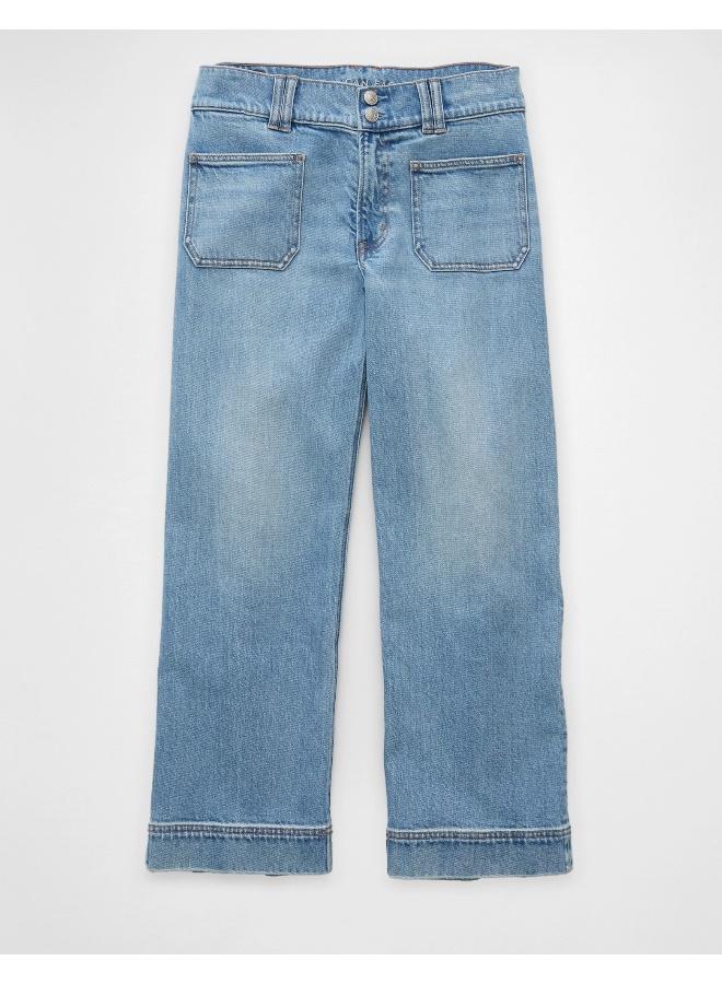 American Eagle The it fit you need, with a high rise and wider leg from the thigh to the ankle.  - Image 4