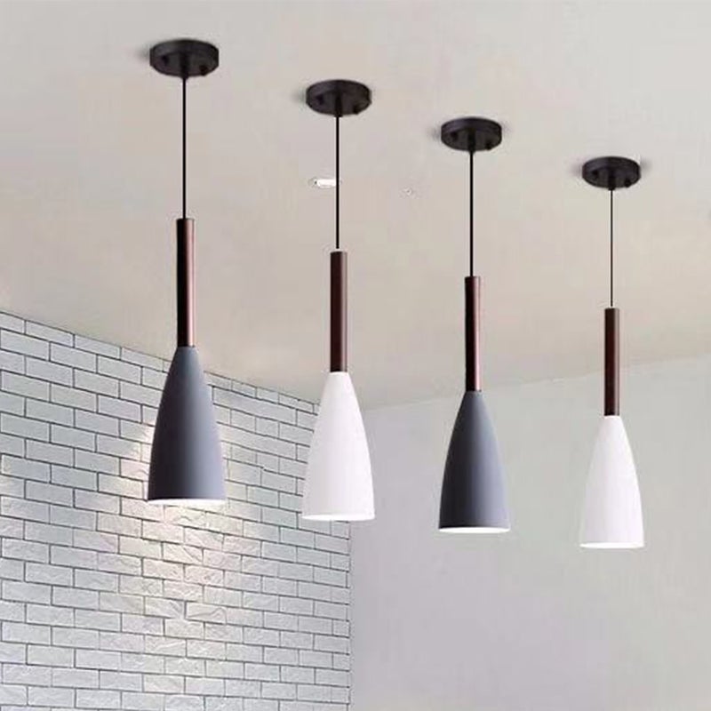 2pcs Decoration light Fasionable Iron light Lighting (E27, Without Light Source, Grey) - Image 3