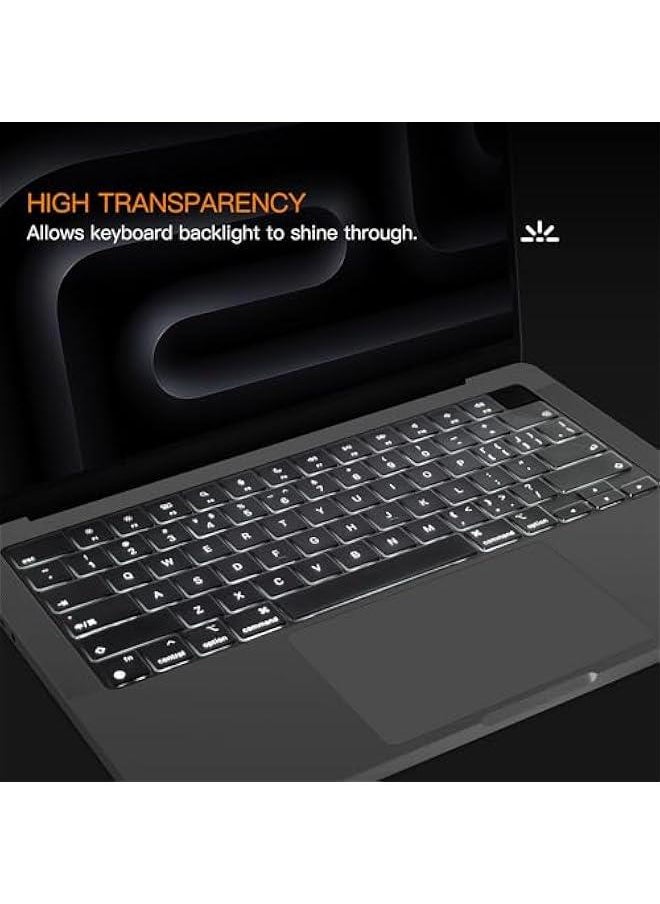 Arabest High-Quality Keyboard Cover for MacBook Air 13.6 inch M4 M3 Chip A3240 A3113 2025 Release with Liquid Retina Display & Touch ID TPU Skin  - Image 2