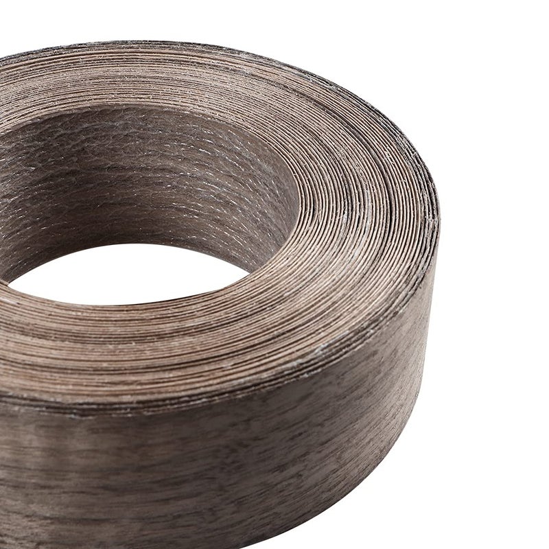 MOLIGOU Walnut Wood Veneer Roll, 2â€Ã—50â€™ Plywood Edge Banding Strips, Flexible Veneer Edging with Adhesive Back - Image 2