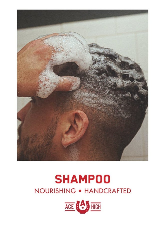 ace high Men'S Shampoo Super Cleansing And Nondrying Promotes Scalp Health Small Batch Sulfate Free12Oz - Image 3