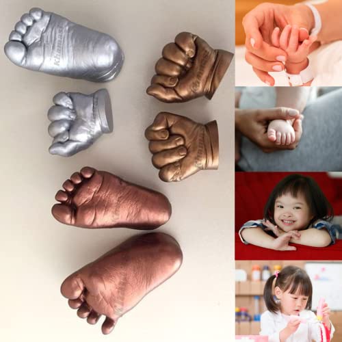 Khamasi 3D Baby Casting kit for Hand and Foot, Baby Hand Print and Footprint kit, Moulding Clay molding Powder Casting Powder - Image 5