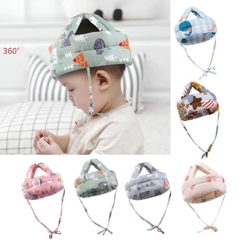 Baby head protection helmet while learning to walk-a friendly active helmet featuring good ventilation, head effect protection, and confidence to explore, operate and practice new skills. (1pc) - Image 2