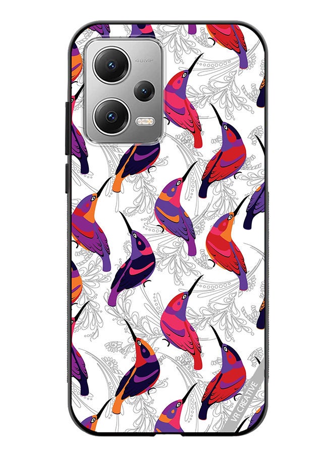 VR CREATIVE Protective Case Cover For Xiaomi Redmi Note 12 Colorful Birds Design Multicolour - Image 1