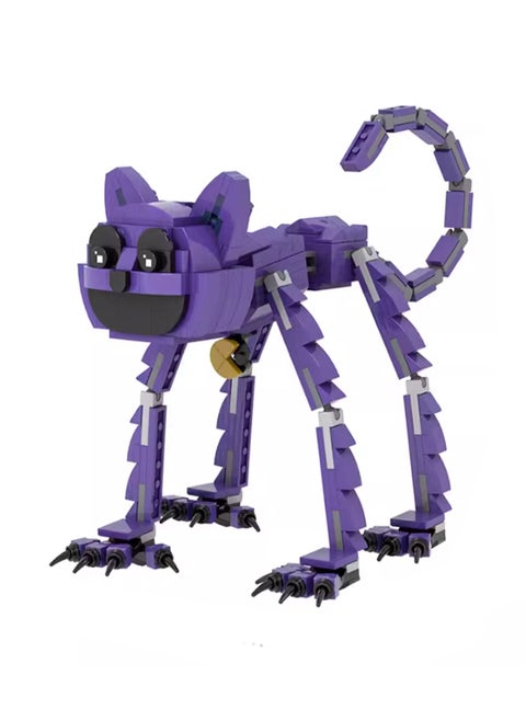 Creative Film, Television, Game And Animation Series Small Particle Assembly Building Blocks Assembly Model Ornaments (Sleepy Cat 384Pcs)