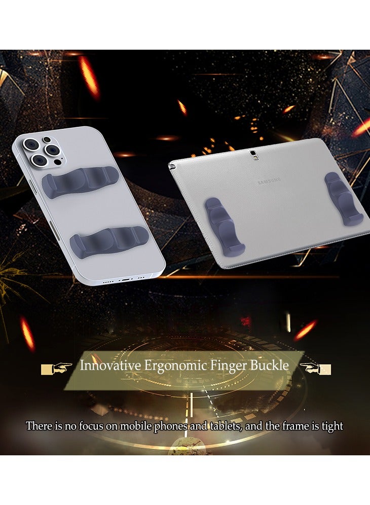 Universal Tablet and Mobile Hand Rest Game Pad, Hand Holder Finger Grips Gaming Silicone Grip, Anti-Slip Self-adsorbing Grey  - Image 4