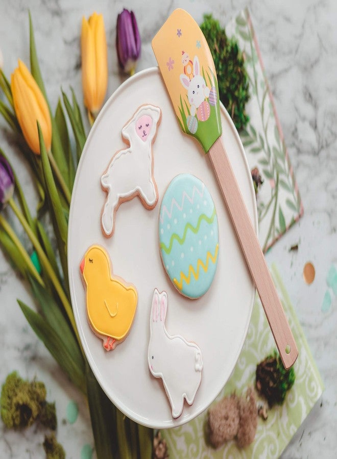 Handstand Kitchen Spring Fling 5-piece 3" Easter Cookie Cutter and Spatula Set - Image 4