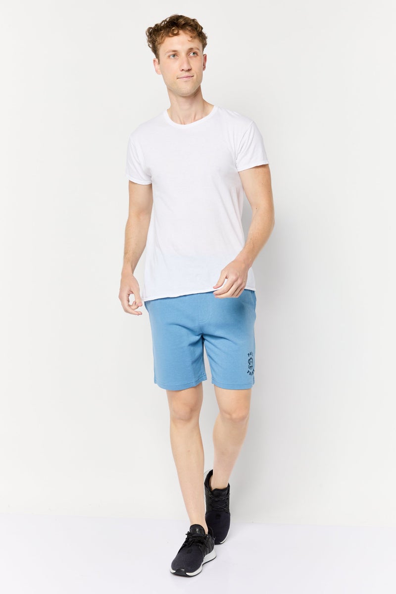 Paul Frank Men Graphic Print Basic Shorts, Blue - Image 4