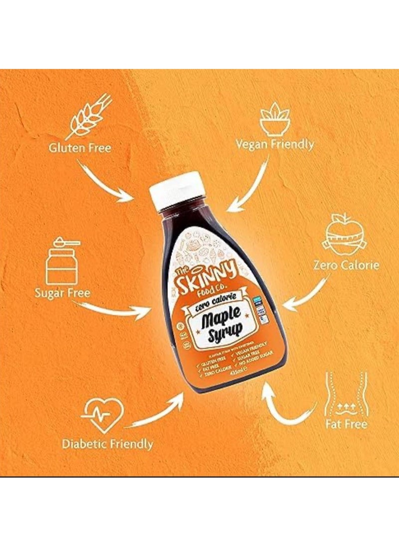 The Skinny Food Co. Skinny Syrup Maple  Zero Calorie Sugar Free 425ml  - Image 2
