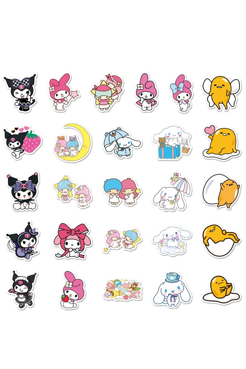 سانريو 【مجموعة ملصقات سانريو (51 قطعة)】- حولوا أغراض الأطفال إلى عالم ساحر! - Image 2