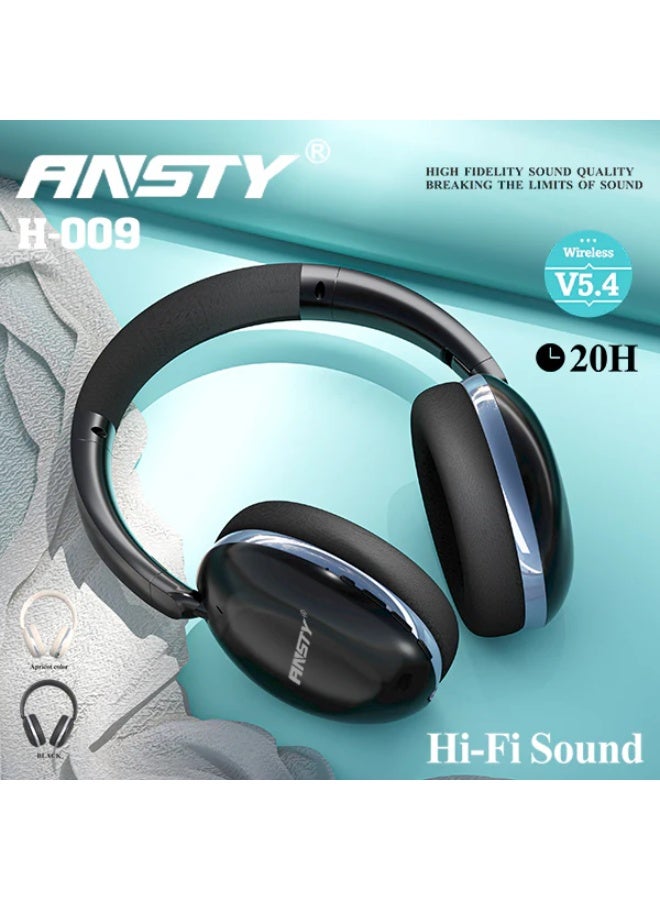 ANSTY H-009 Elite Bluetooth Headset - Ultra-Clear HD Audio, Super Long Battery Life, and Premium Metallic Design for Professionals - Image 2