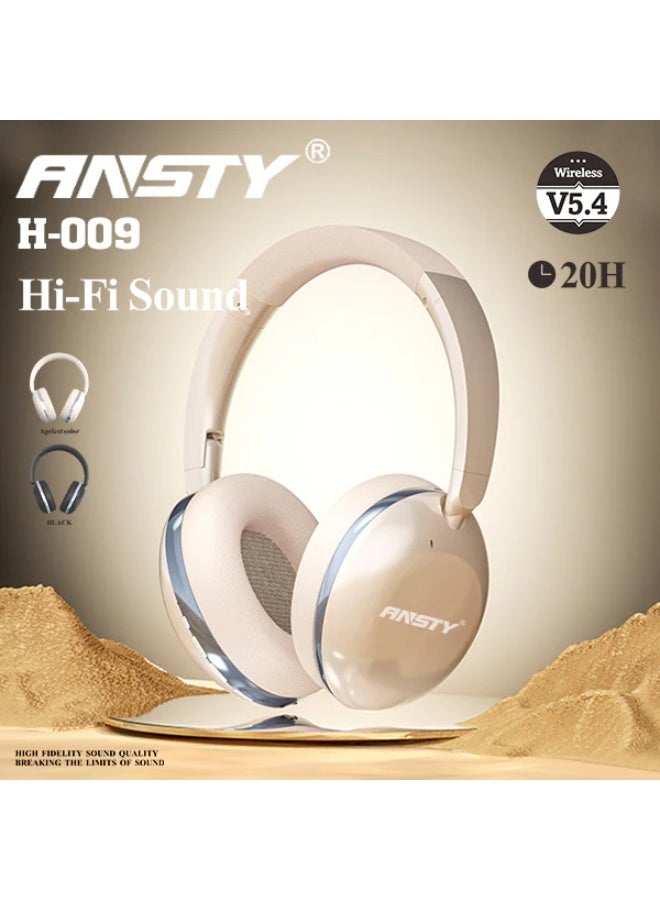 ANSTY H-009 Elite Bluetooth Headset - Ultra-Clear HD Audio, Super Long Battery Life, and Premium Metallic Design for Professionals - Image 3