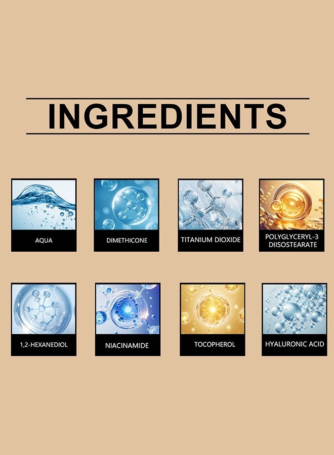  اوساورا كريم مكياج الساقين - مظهر طبيعي، يدوم طويلًا، يُخفي العيوب ويُرطب الساقين - ١٠٠ غرام/٣.٥٣ أونصة - Image 5