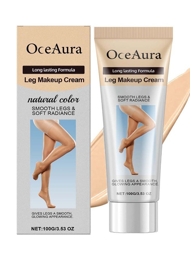  اوساورا كريم مكياج الساقين - مظهر طبيعي، يدوم طويلًا، يُخفي العيوب ويُرطب الساقين - ١٠٠ غرام/٣.٥٣ أونصة - Image 1