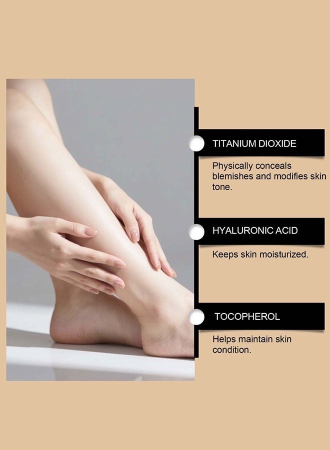  اوساورا كريم مكياج الساقين - مظهر طبيعي، يدوم طويلًا، يُخفي العيوب ويُرطب الساقين - ١٠٠ غرام/٣.٥٣ أونصة - Image 4