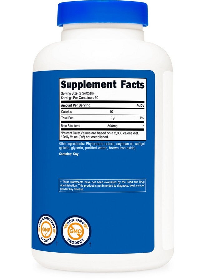 نيوتريكوست بيتا سيتوستيرول 120 كبسولة هلامية، 500 مجم - مكمل غذائي خالٍ من الجلوتين وغير معدّل وراثيًا، 60 وجبة - Image 5