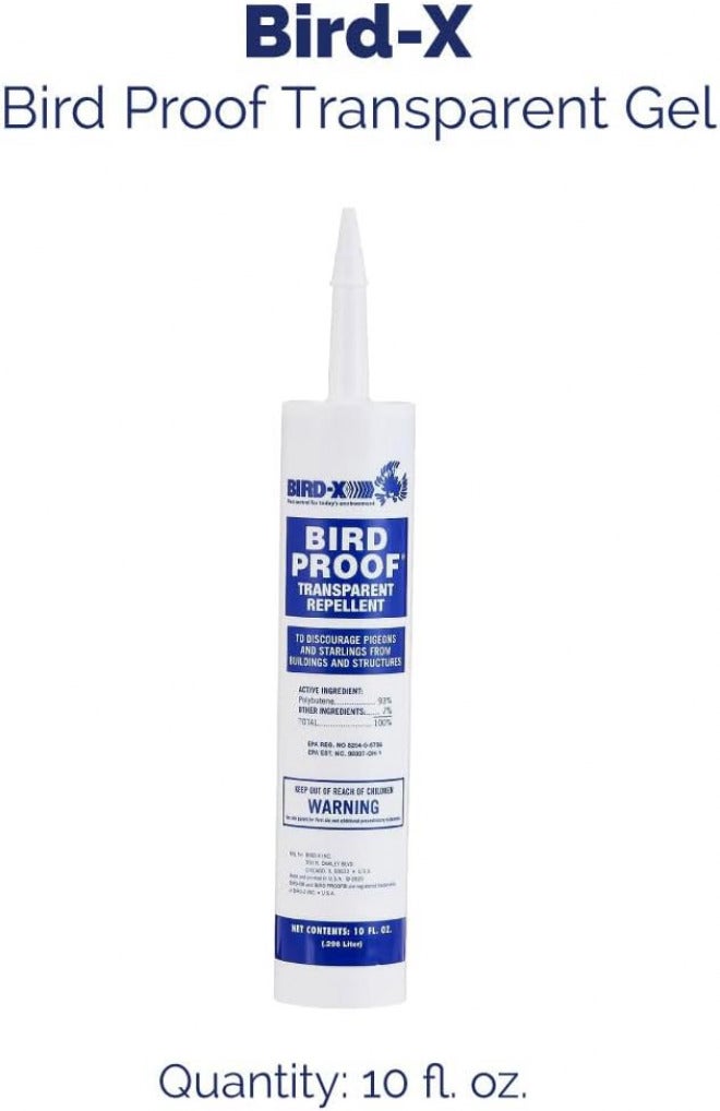 Bird-X 54-1 Proof Bird Repellent Gel-10, 10 Fl Oz (Pack of 1) - Image 1