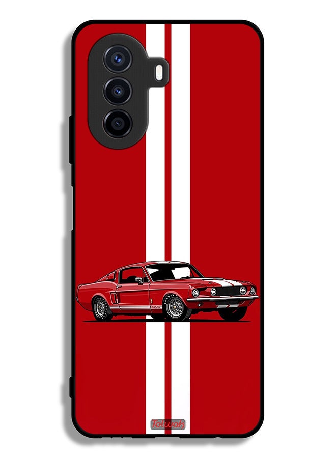 Tolwak Huawei nova Y70 Protective Case Cover Vintage Car Abstract Art - Image 2