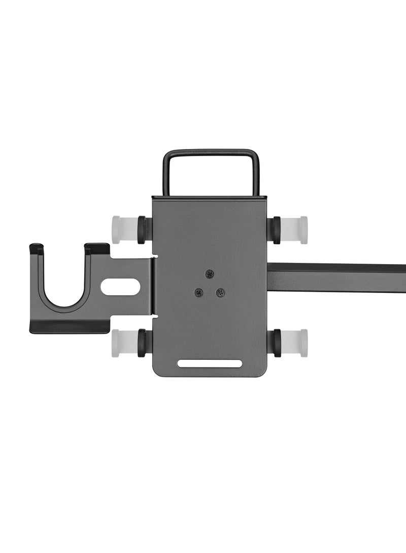 Skill Tech Skilltech SH MM 02S POS Mounting Solution | Adjustable POS Monitor Stand for 17–32" Screens | ±45° Tilt, 180° Rotation | VESA 100×100 | Grommet Mount | Black - Image 4