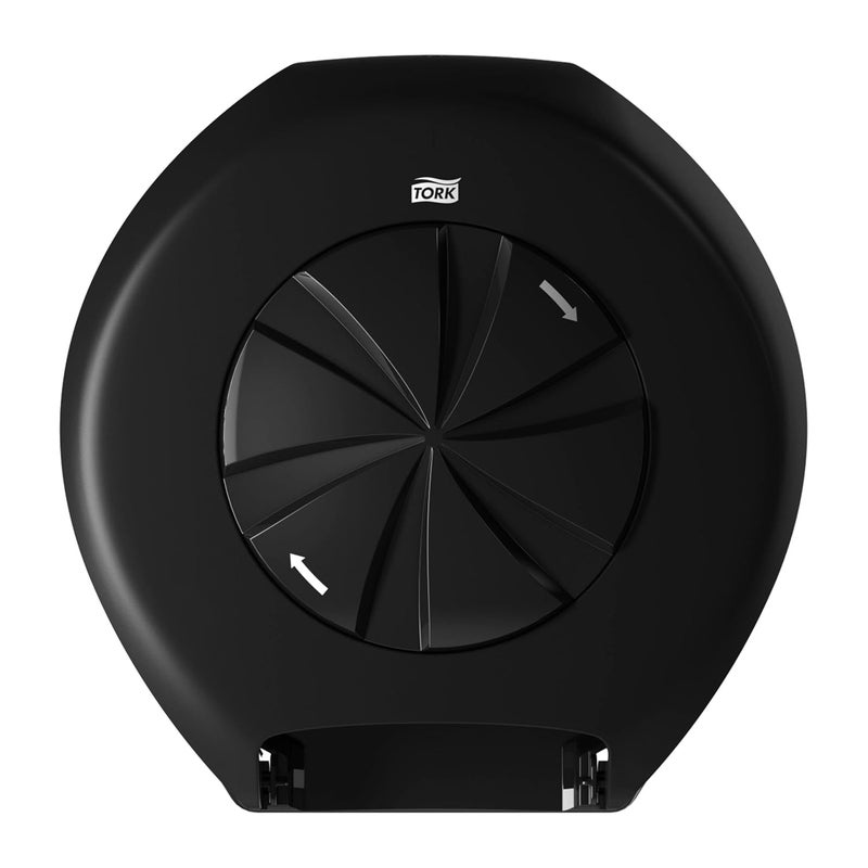 Tork OptiCore 3Roll Toilet Paper Roll Dispenser Black T11 High Capacity 565828 - Image 1