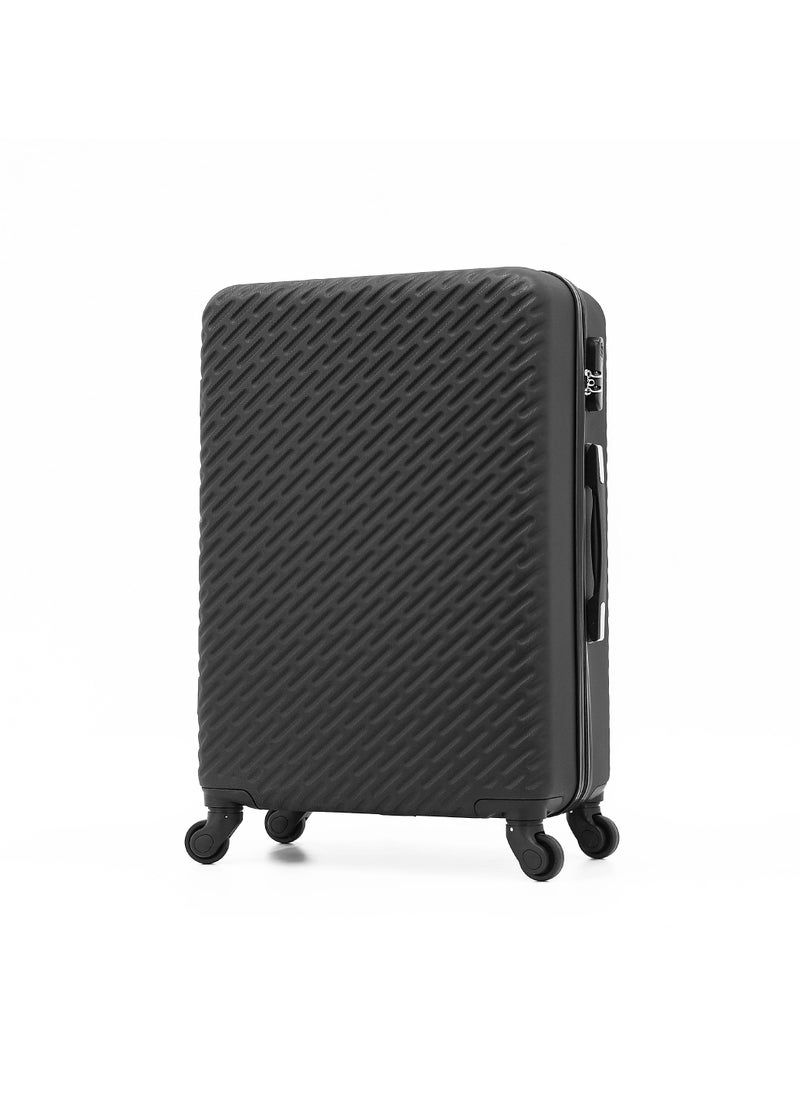 CAPITAL CAPITAL Hardside Luggage Trolley Bag 3 Pieces set,Black (S-20,M-24,L-28 Inch)  - Image 2