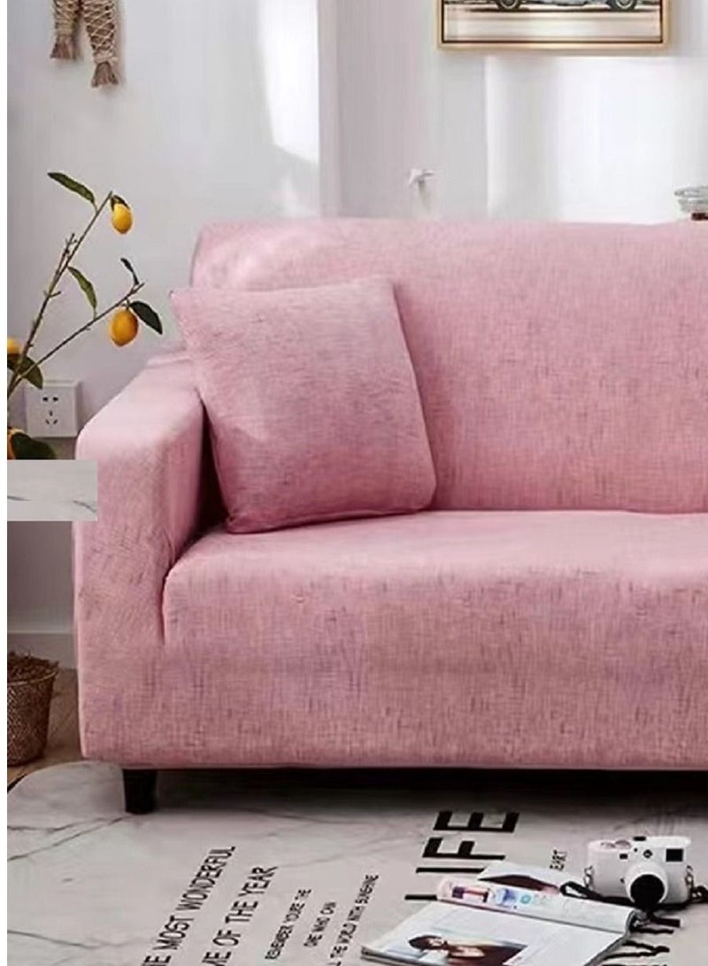 HAPPY MOOD Sofa Slipcover Armchair Couch Cover With Elastic Straps Furniture Protector Washable Anti Skid Stretch Home Decor (1 Seater) Pillows Not Included - Image 1