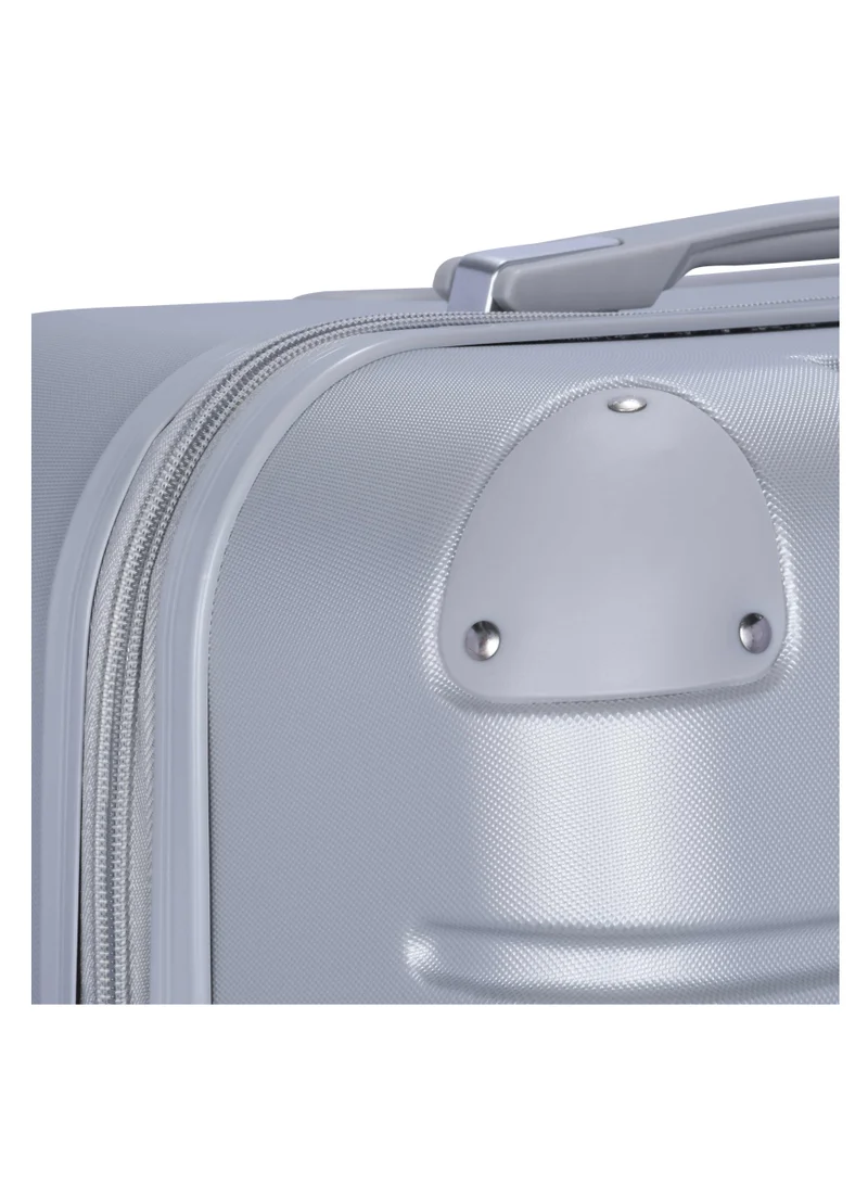 SENATOR Hard Case Travel Bag Extra Large Luggage Trolley ABS Lightweight Suitcase with 4 Spinner Wheels A1012 Silver