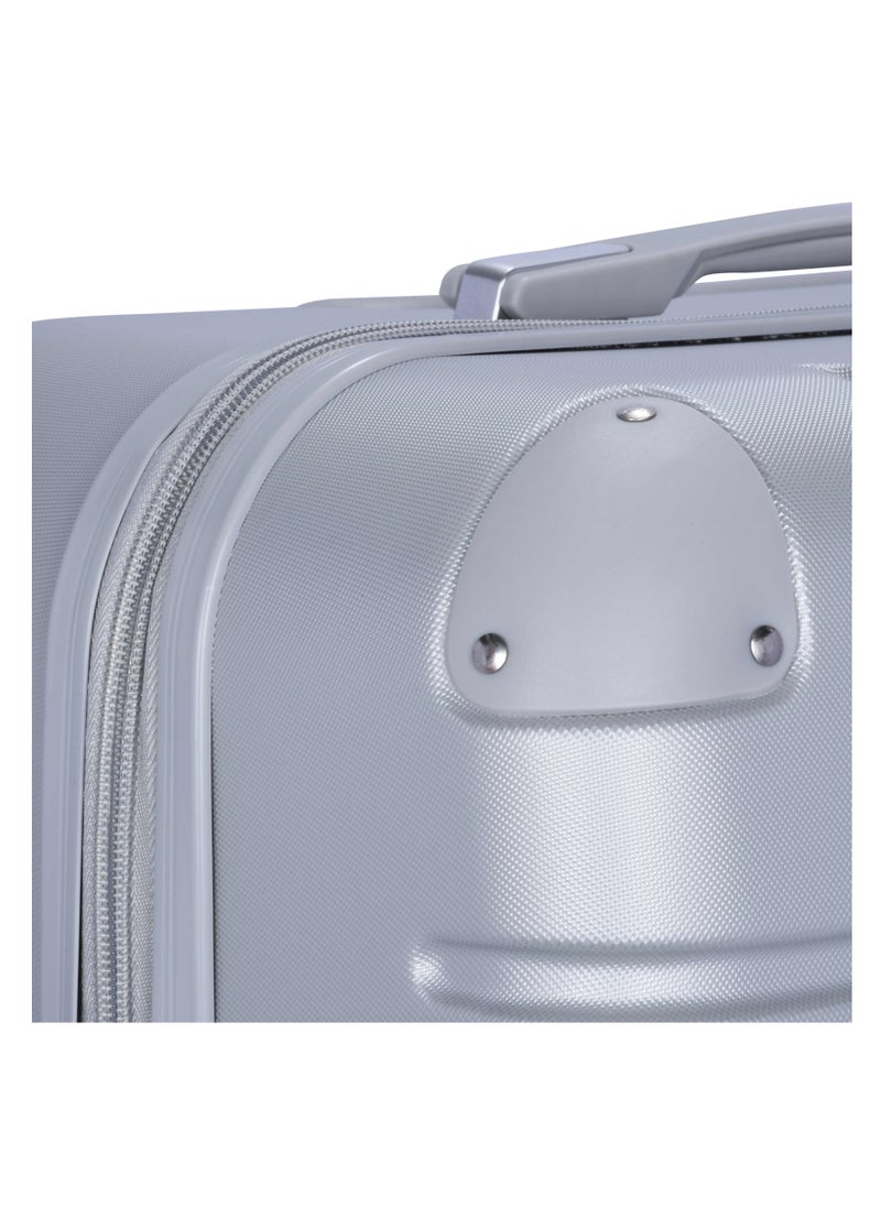 SENATOR - Hard Case Travel Bag Extra Large Luggage Trolley ABS Lightweight Suitcase with 4 Spinner Wheels A1012 Silver - Image 1