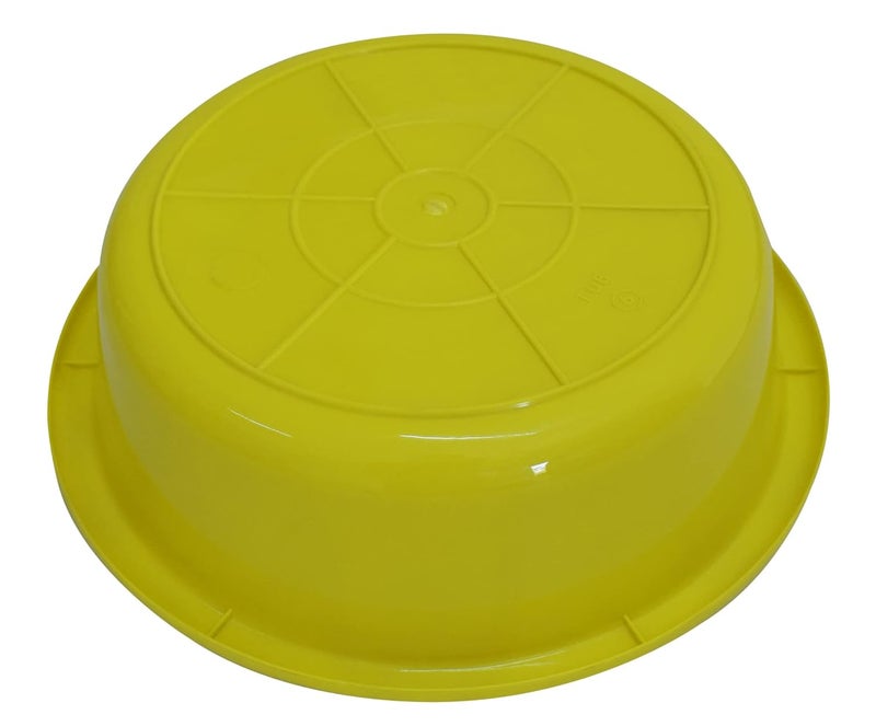 Kuber Industries Multiuses Unbreakable Plastic Knead Dough Basket/Basin Bowl For Home & Kitchen 6 Ltr- Pack of 2 (Green & Pink) - Image 4