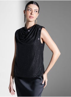 Shimmer Sleeveless Top