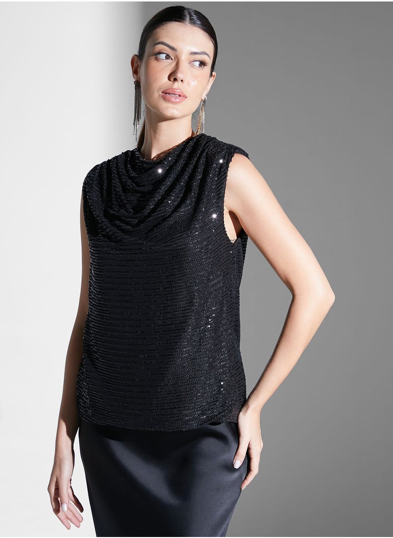 Ella Limited Edition - Shimmer Sleeveless Top - Image 1