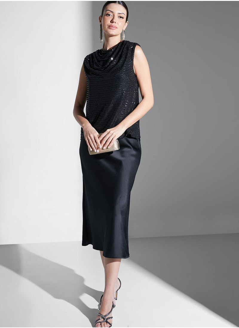 Ella Limited Edition - Shimmer Sleeveless Top - Image 1
