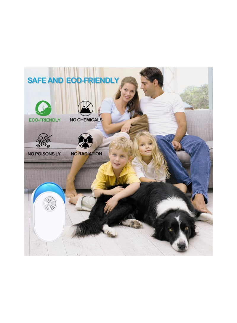SOLARAE Ultrasonic Pest Repeller 6 Pack,  Ultrasonic Pest Repellent Plug in Pest Control Ultrasonic Repellent Indoor Mice Repellent for Bug Mice Cockroach Ant Spider Mosquito Insect - Image 3