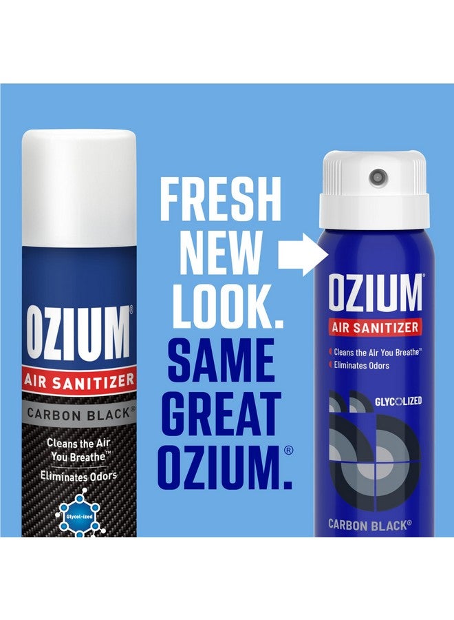 Ozium 3.5 Oz. Air Sanitizer & Odor Eliminator For Homes, Cars, Offices And More, Carbon Black Scent, 4 Pack  - Image 3