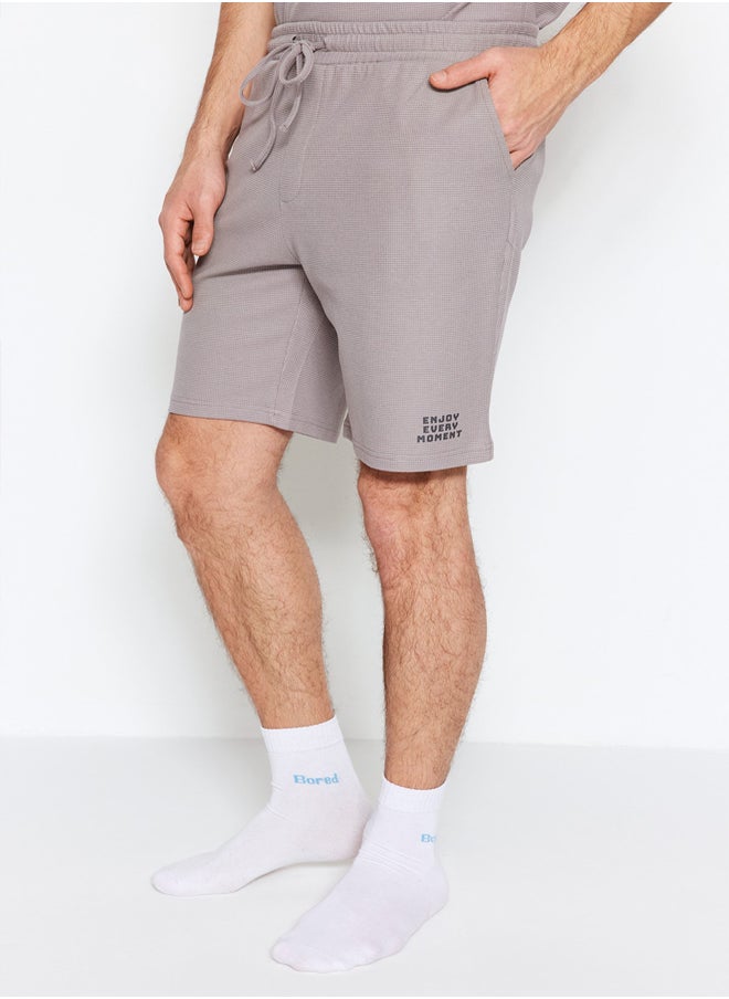 trendyol - Men's Gray Regular Fit Knitted Pajamas Set - Image 1