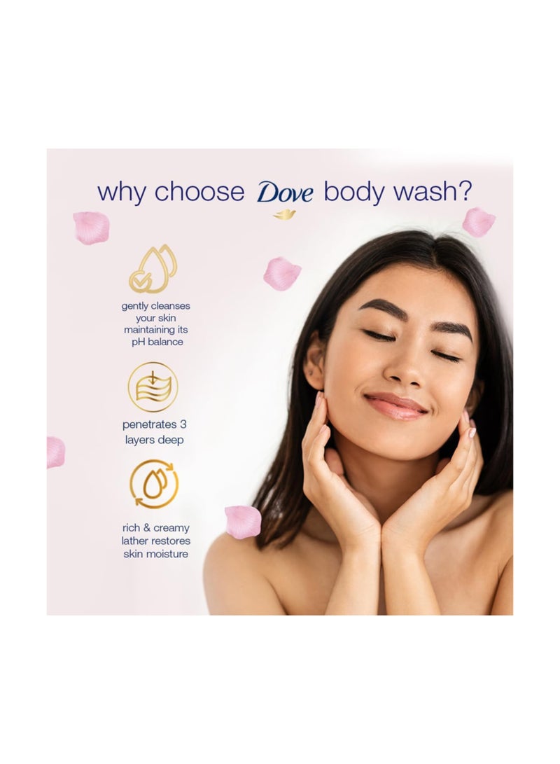 Dove Rose Soothing Body Wash Microbiome Gentle Formula 1000ml - Image 5