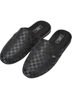 G.C Plaid Poly Sole Men's Dowry Slippers-Home SLIPPERS-385 