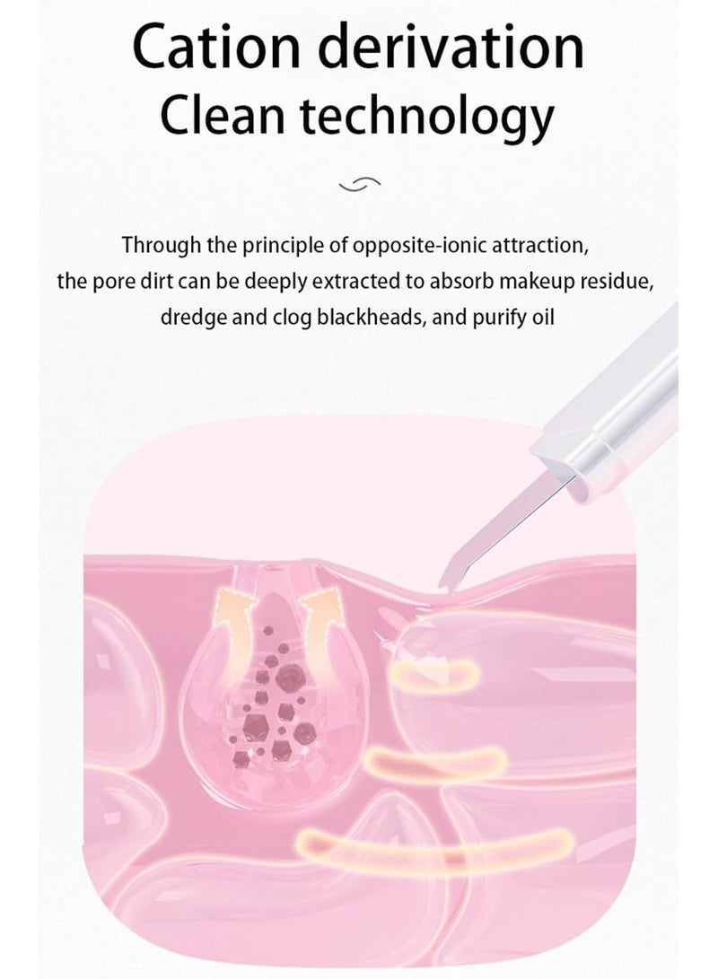 Skin Scrubber Ultrasonic Exfoliator – Face Blackhead Remover & Pore Cleaner, 3 Modes Facial Cleansing Device, Electric Face Care Tool - Image 3