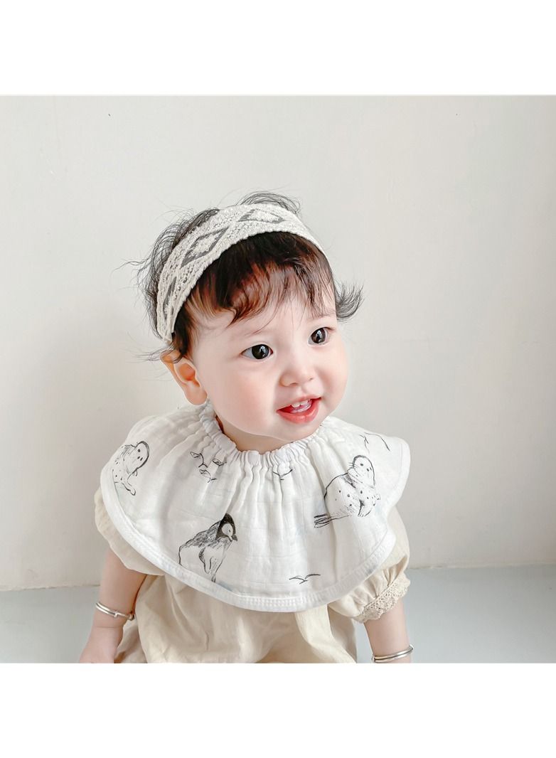 Loquat Pure Cotton Cartoon Printing Baby Bib