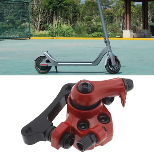 ECSiNG 1PC Electric Scooter Hydraulic Disc Brake Right Side Aluminum Alloy Brake Replacement Part Compatible with Kugoo M4/M4 Pro Electric Scooter Red - Image 3