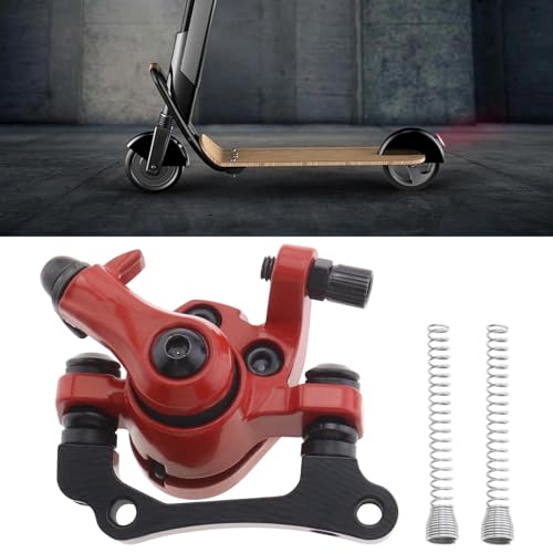 ECSiNG 1PC Electric Scooter Hydraulic Disc Brake Right Side Aluminum Alloy Brake Replacement Part Compatible with Kugoo M4/M4 Pro Electric Scooter Red - Image 4