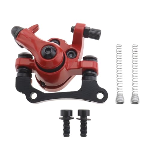 ECSiNG 1PC Electric Scooter Hydraulic Disc Brake Right Side Aluminum Alloy Brake Replacement Part Compatible with Kugoo M4/M4 Pro Electric Scooter Red - Image 1