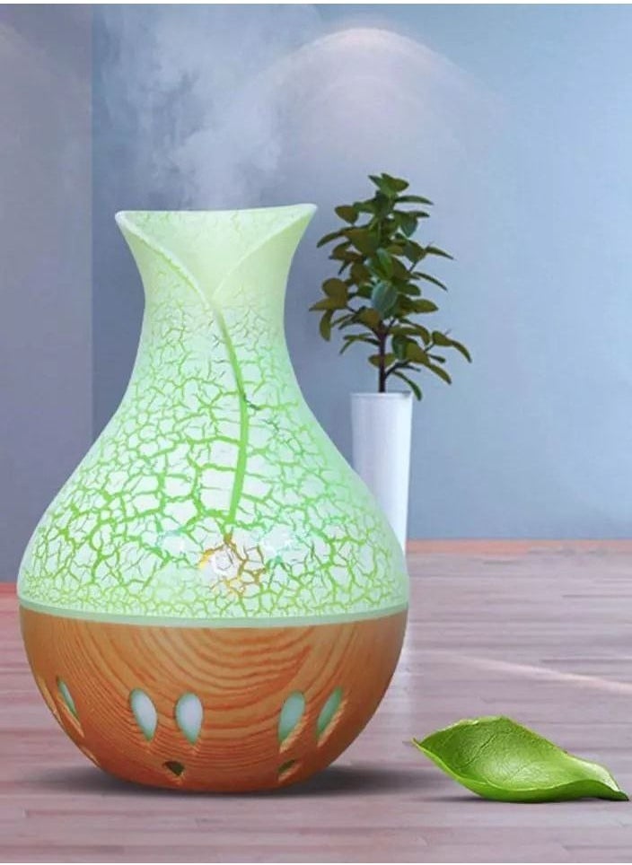 ماركة غير محددة - فازه فواحه  - الفواحة مزودة بإنارة 7 الوان ممكن اضافة عطر مائي لتزويد البخار بلمسة عطرية  في السيارة او البيت او المكتب - Image 1